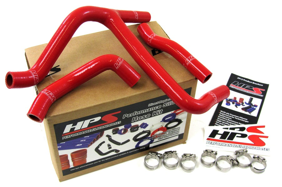 HPS Performance HPS Red Reinforced Silicone Radiator Hose Kit Coolant Suzuki 10-11 RMZ250