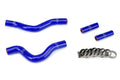 HPS Performance HPS Blue Reinforced Silicone Radiator Hose Kit Coolant Suzuki 01-11 RM250
