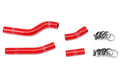 HPS Performance HPS Red Reinforced Silicone Radiator Hose Kit Coolant Yamaha 07-09 WR450F