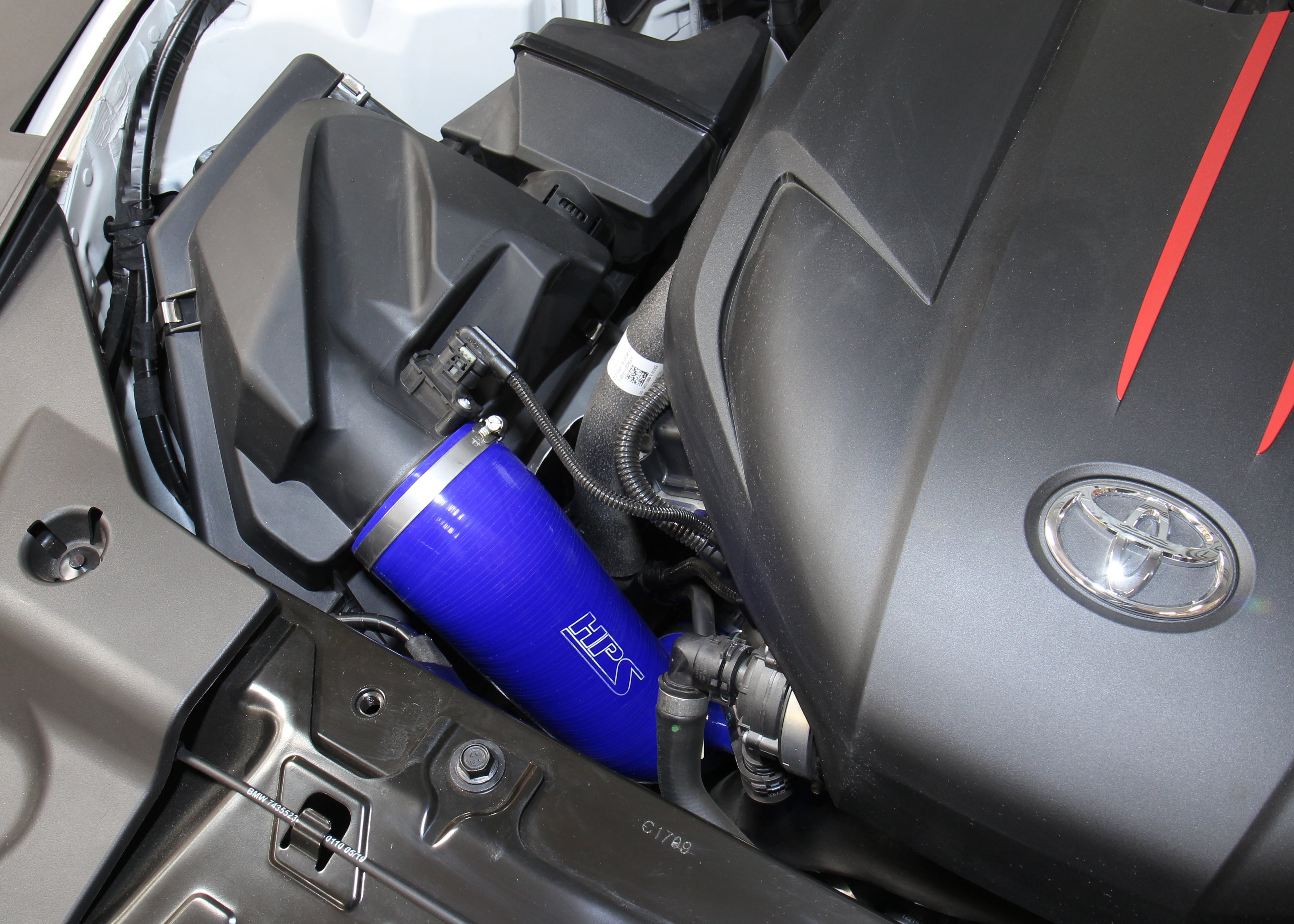 HPS Performance HPS Silicone Air Intake Tube Toyota 2020-2022 Supra 3.0L Turbo, 57-1851