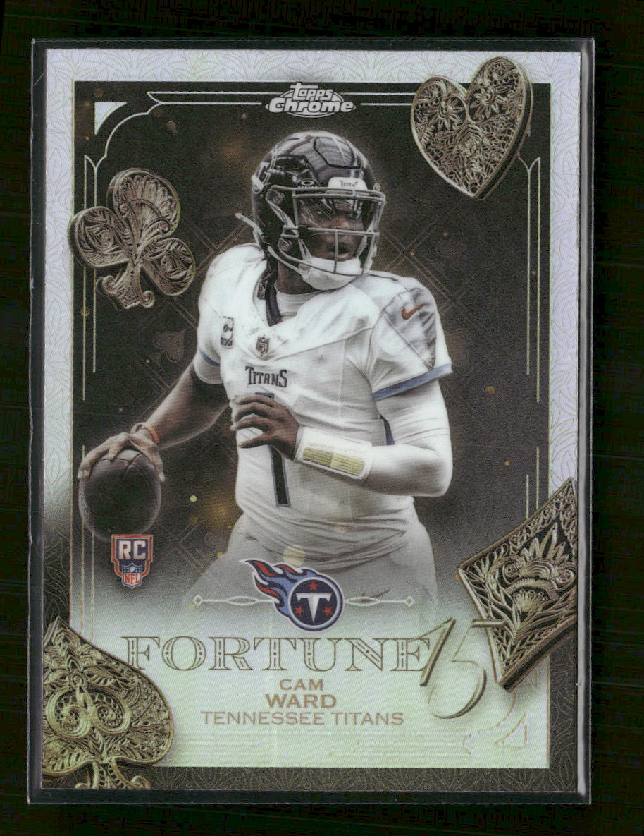 2025 Topps Chrome Fortune 15 Refractor Cam Ward #F15-22