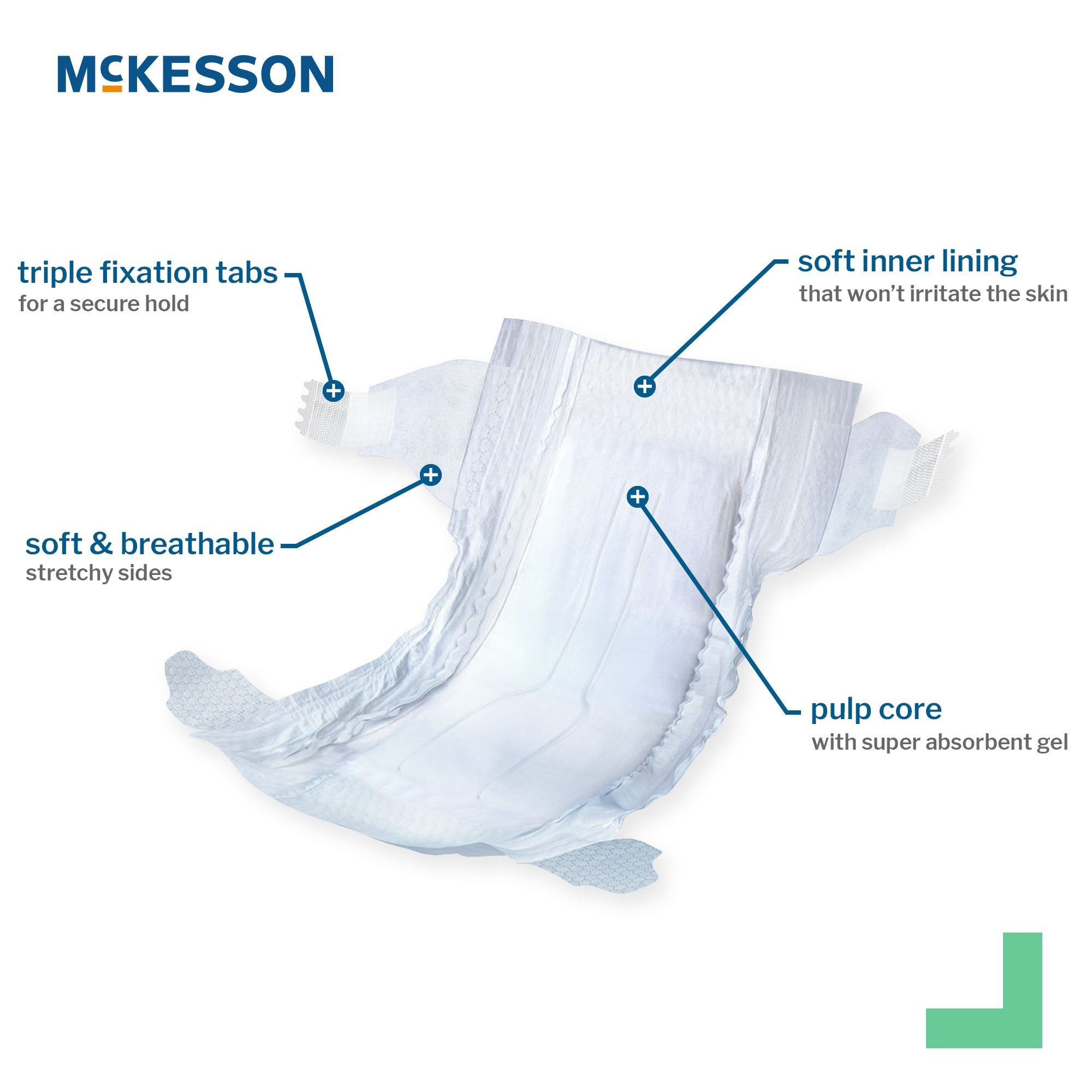 McKesson Baby Diaper, Size 7 BD-SZ7