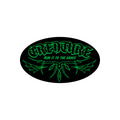 Creature To The Grave Sticker 4 in x 2.375 in Sticker