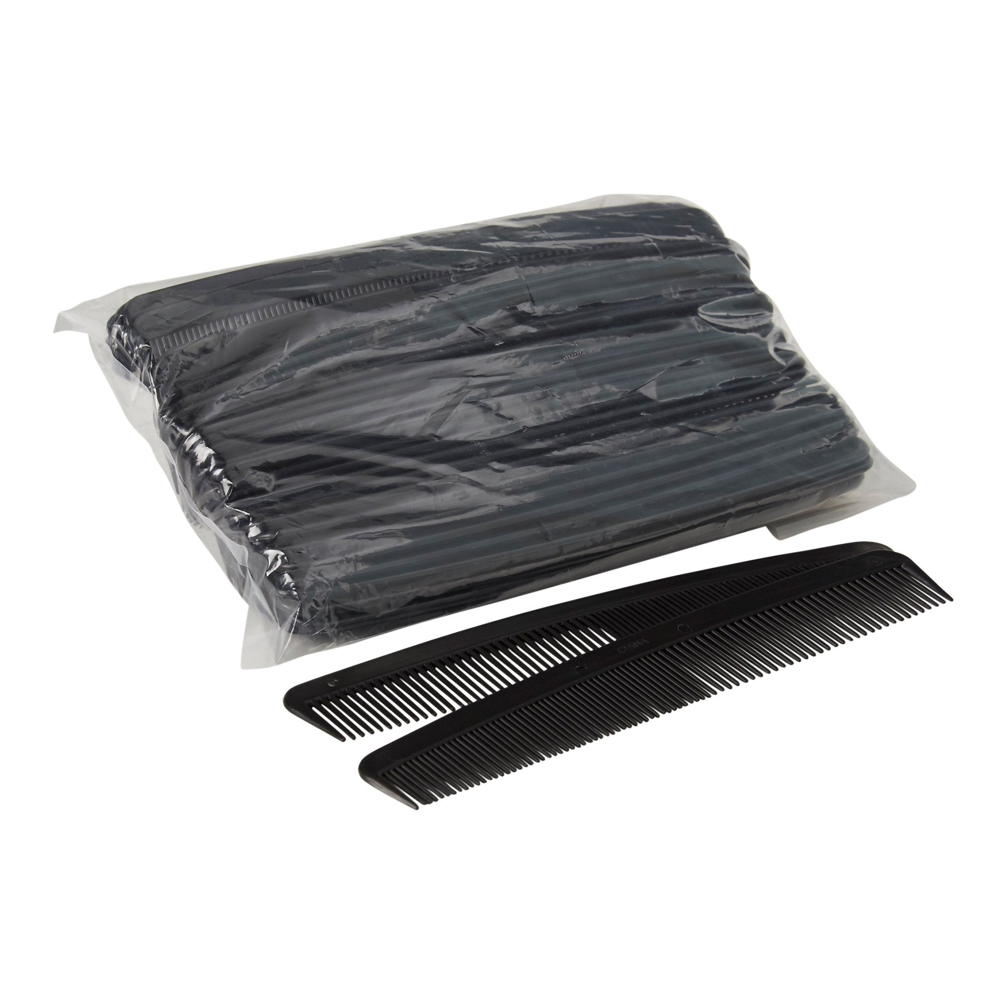 McKesson Black Plastic Hair Comb, 7 Inch 16-C7