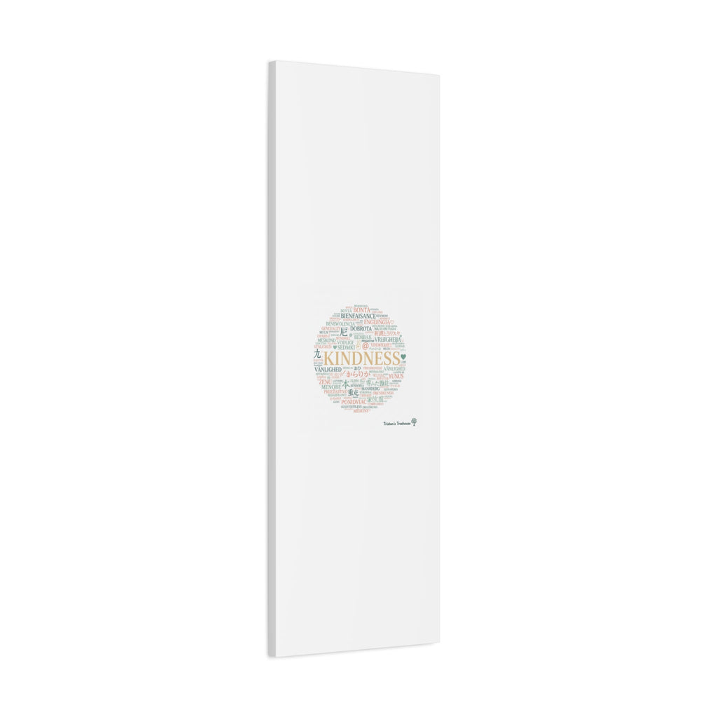 Kindness Word Cloud Canvas | Fresh Start Minimalist Wall Art