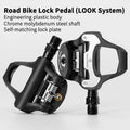 ROCKBROS Self-Lock Road Bike Pedals with Shimano SPD-SL/Look KEO Cleat System (Pair)