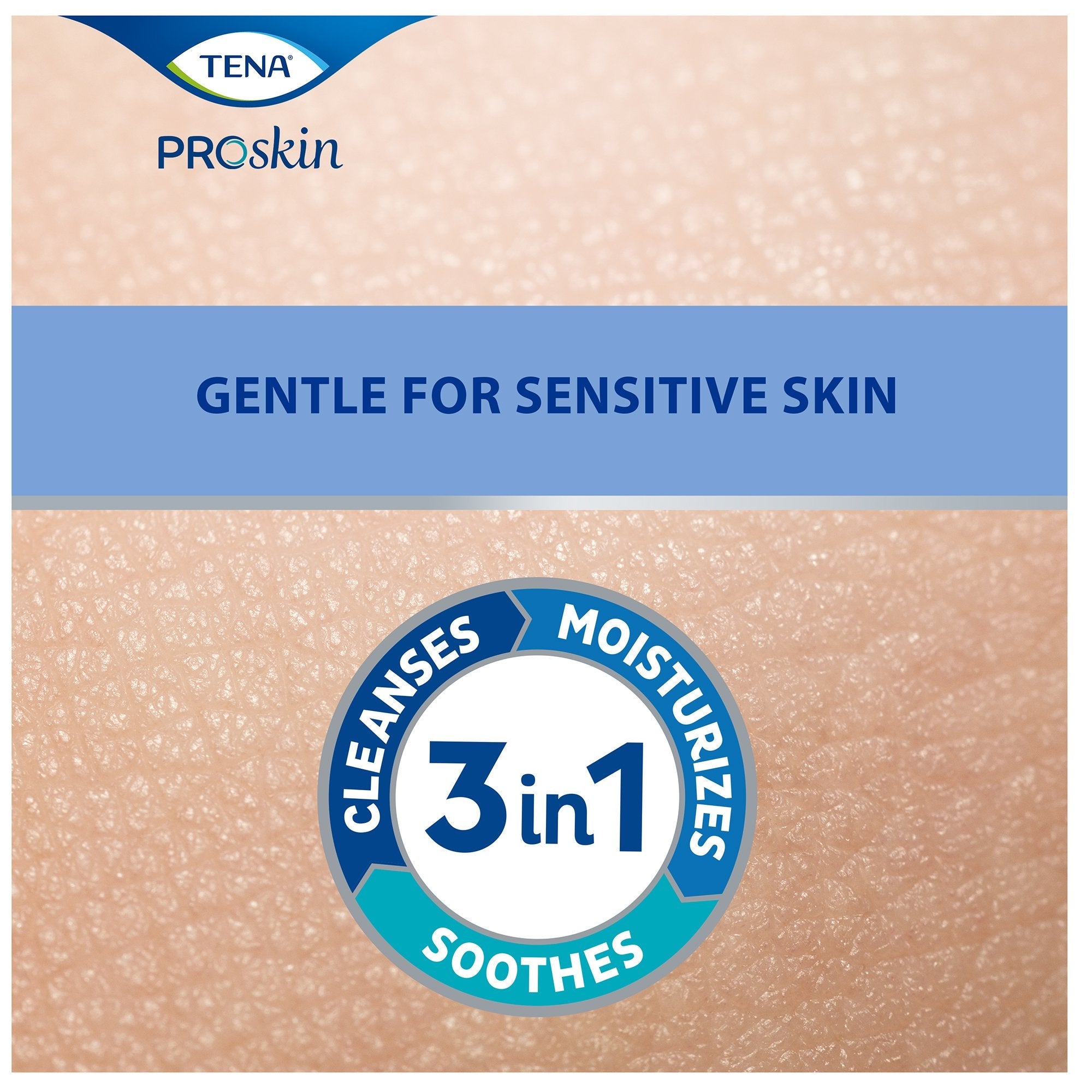 Tena® Body Wash Cleansing Cream, Alcohol-Free 3-in-1 Formula, Unscented, 8.5 oz. 64410