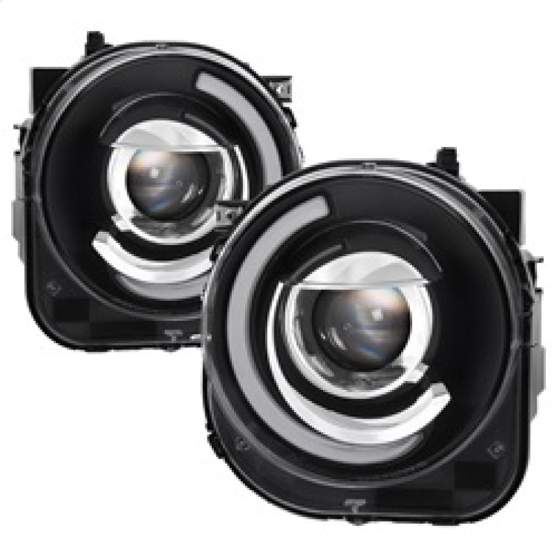 SPYDER xTune 15-17 Jeep Renegade Light Bar DRL Projector Headlights -Black (PRO-JH-JREN-LBDRL-BK) 9039720