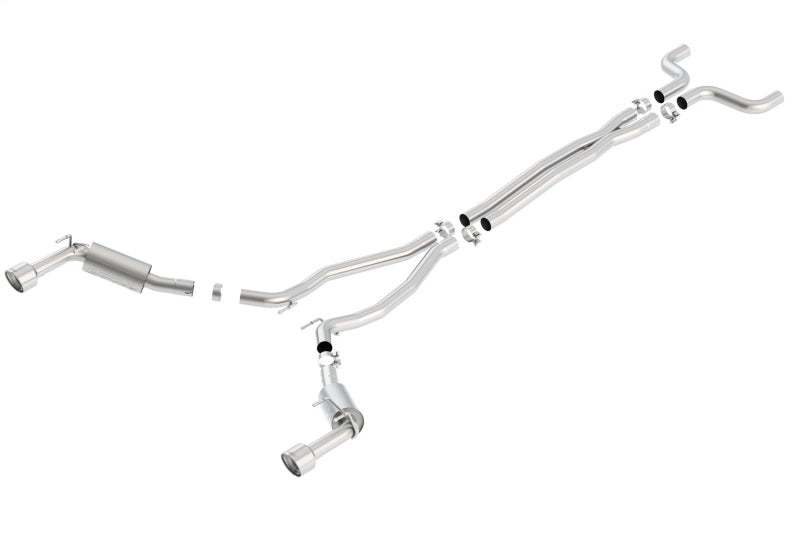 Borla 14-15 Chevy Camaro SS 6.2L V8 Single Split Rear Exit S-Type Catback Exhaust 140530