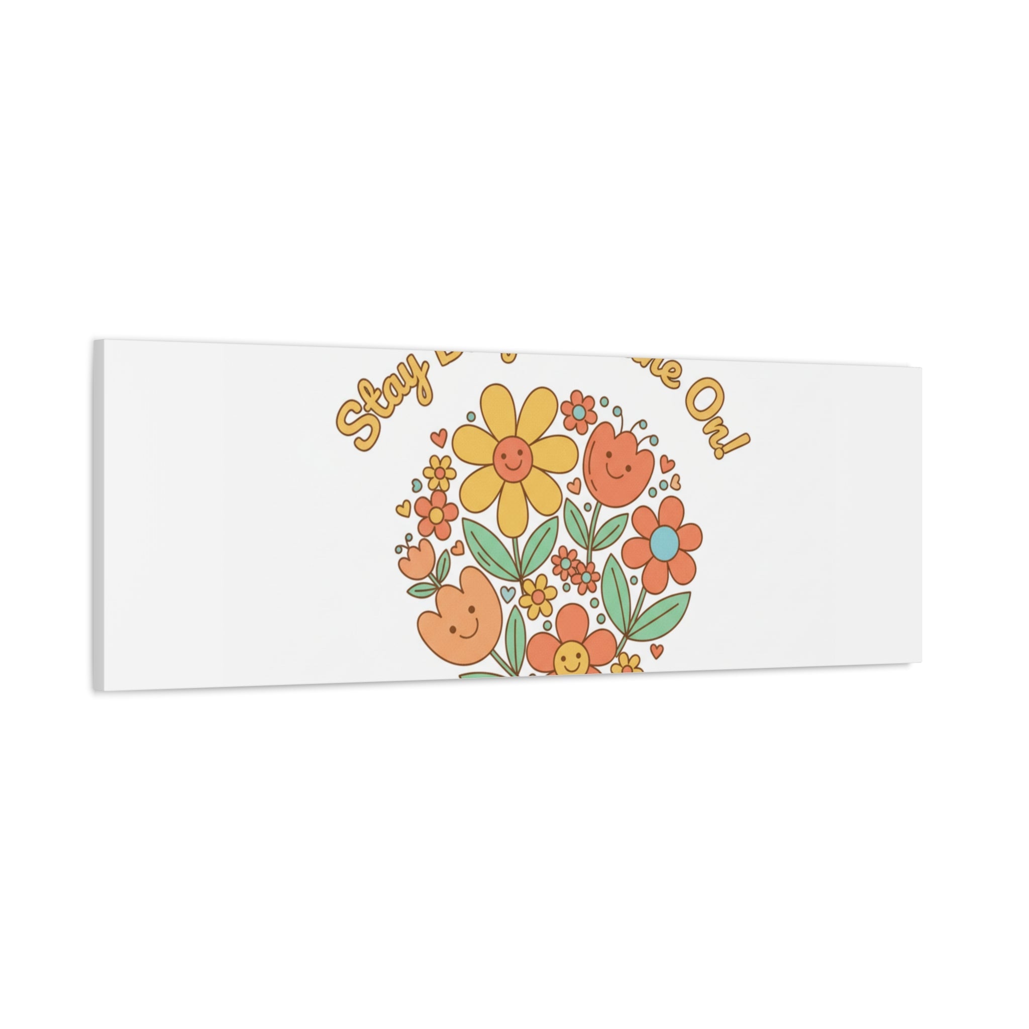 Stay Bright Shine On Canvas | Hopecore, Radical Optimism Wall Art
