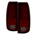 SPYDER Chevy Silverado 1500 03-06 (Does Not Fit Stepside)LED Tail Lights Red Smke ALT-YD-CS03-LED-RS 5001757