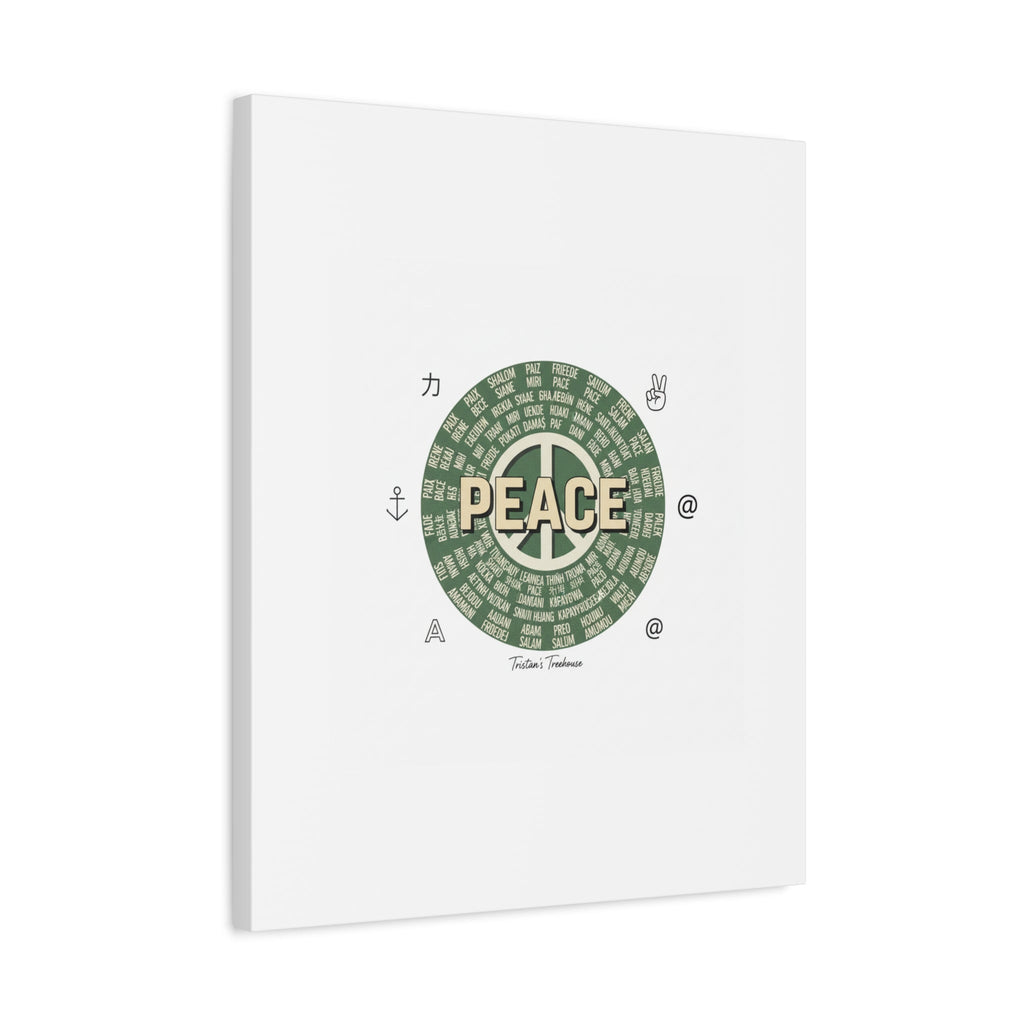 Peace doodle canvas | hand drawn sketch aesthetic, handwritten message