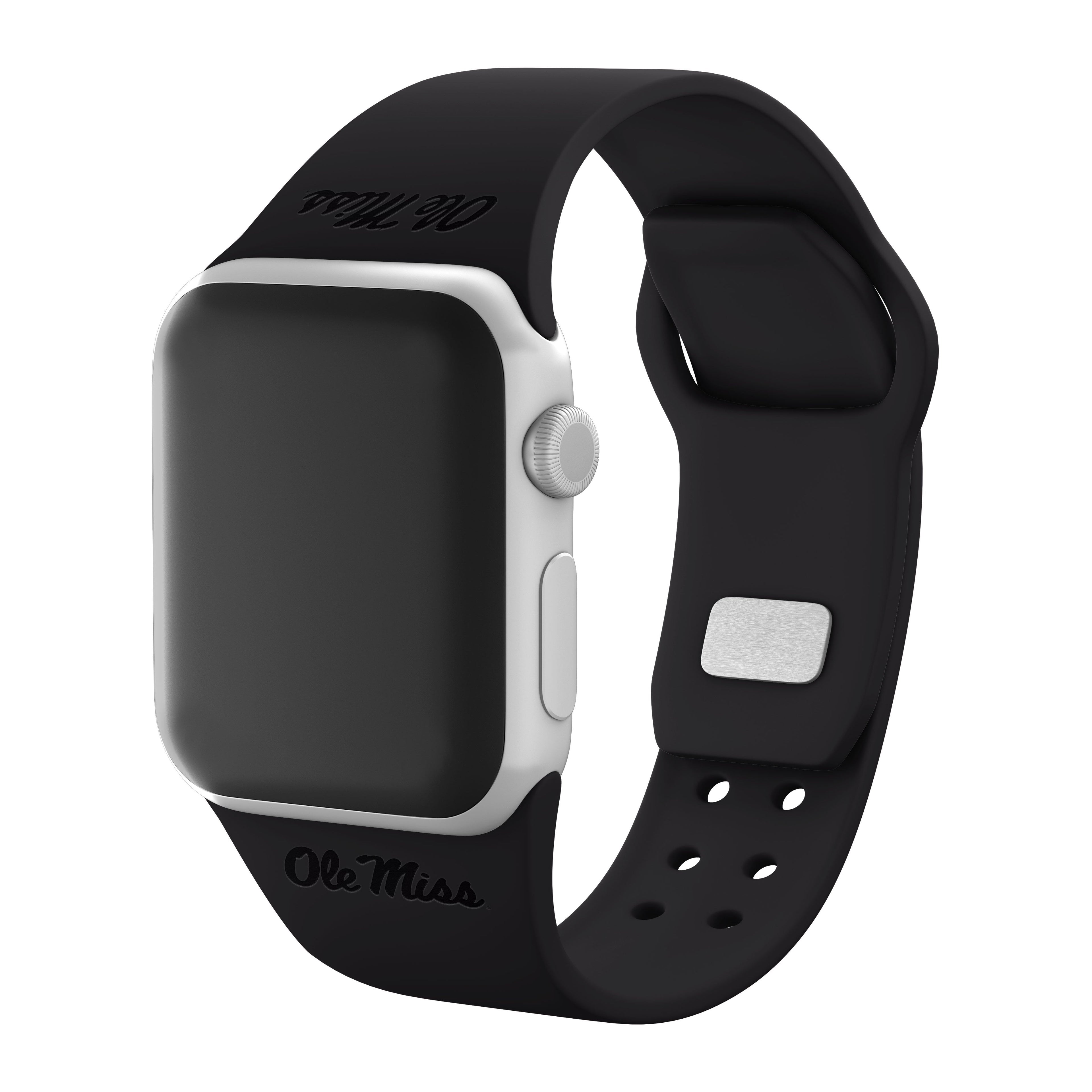 Mississippi Ole Miss Rebels Engraved Apple Watch Band