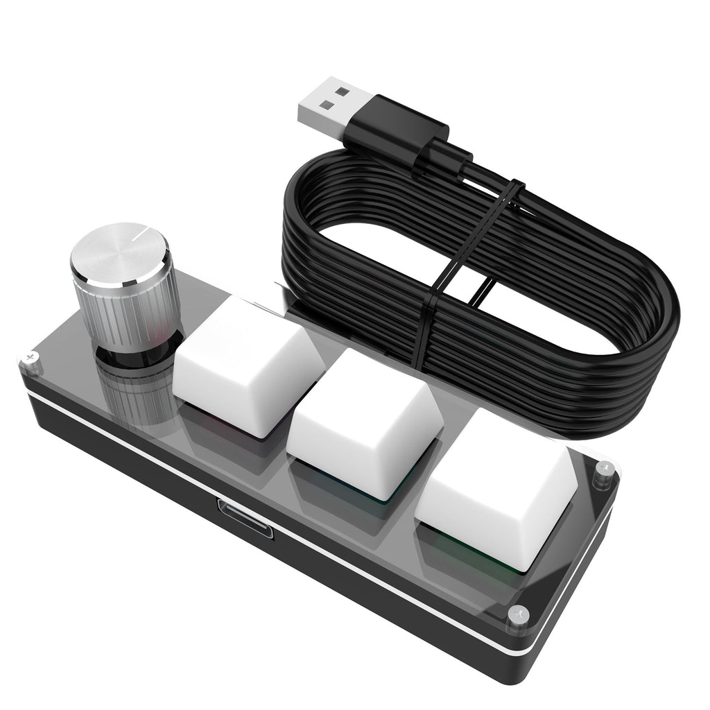 3-key Usb Custom Office Keyboard Your PS Shortcut Key