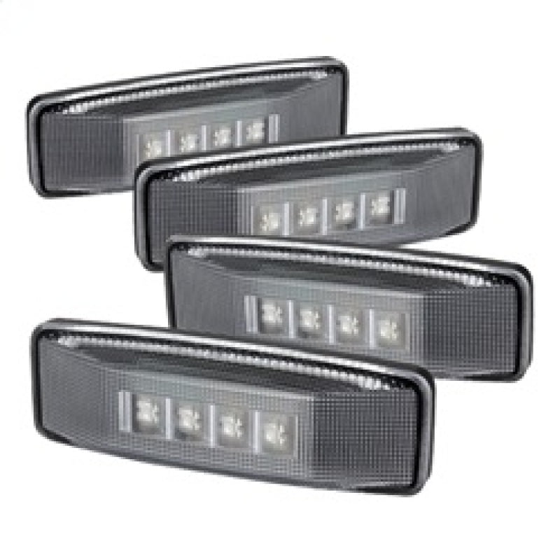 SPYDER Xtune Dodge Ram 94-02 Dually 2 Red LED+2 Amber LED Fender Lights 4pcs Clear ACC-LED-DR94-FE-C 9924699