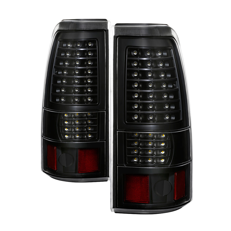 SPYDER xTune 03-06 Chevrolet Silverado 1500 LED Tail Lights - Black (ALT-JH-CSIL03-LED-BK) 9037634