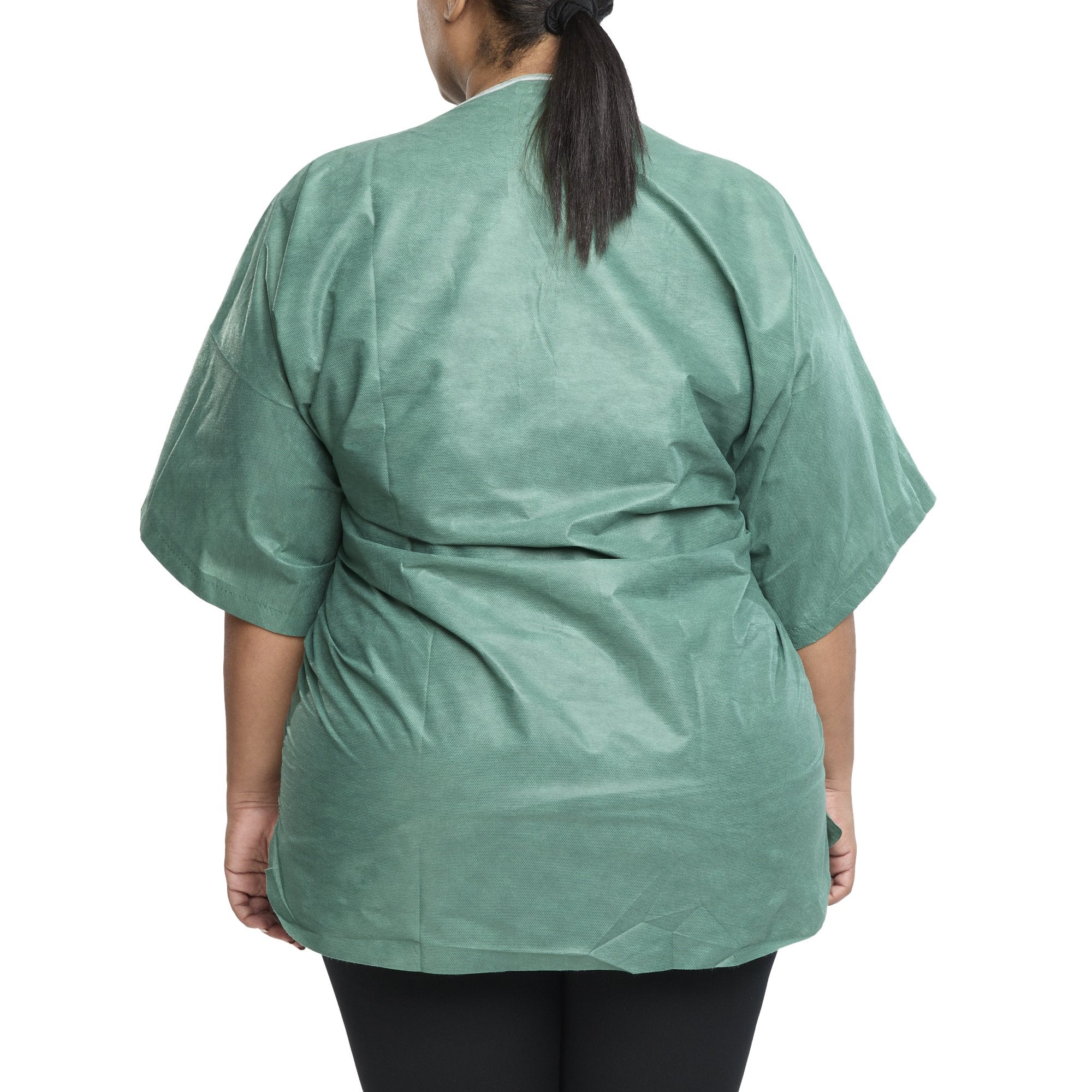 Graham Medical Short Sleeve Scrub Shirt, Green, 2X-Large 62217