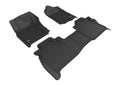 3D MAXpider 2016-2019 Nissan Titan Crew Cab Kagu 1st & 2nd Row Floormats - Black L1NS08501509