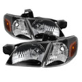 SPYDER Xtune Pontiac Trans Sport 97-98 OEM Style Headlights w/ Corner Lights Black HD-JH-CVEN97-AM-BK-SET 9030642