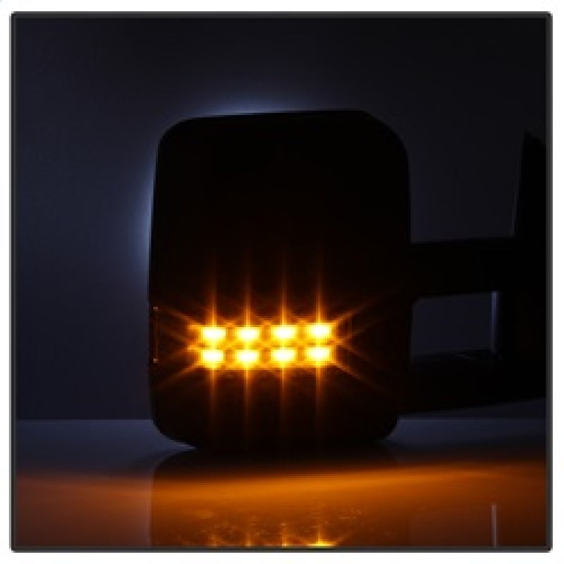SPYDER xTune Chevy Silverado 99-02 G2 Heated Amber LED Signal Telescoping Mirrors MIR-CS99S-G2-PWH-AM-SET 9936678