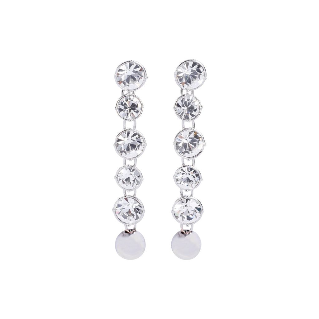 Jean Paul Gaultier Long Diamond Earrings Women