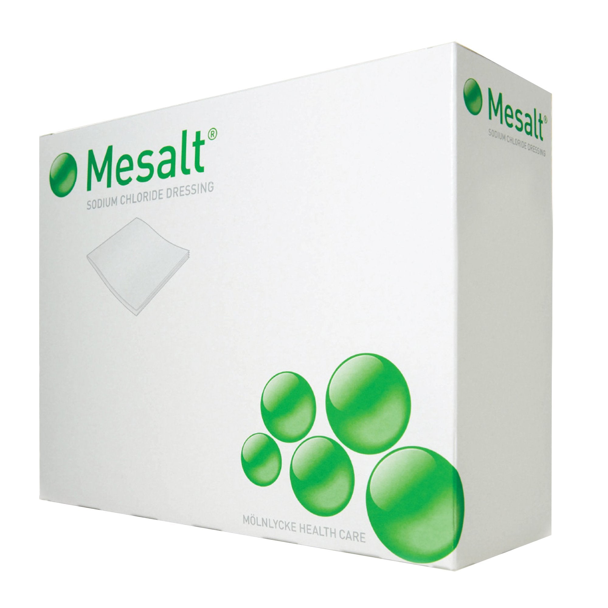 Mesalt® Sodium Chloride Impregnated Dressing, 8 x 8 Inch 286080