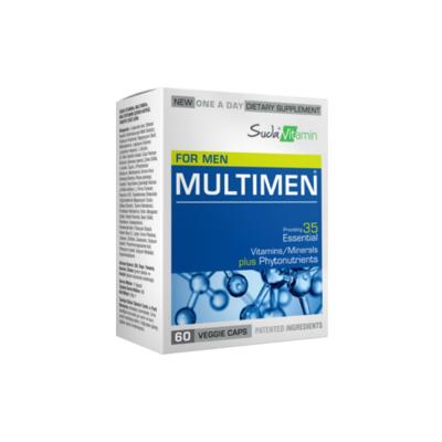 Suda Vitamin Multimen 60 Bitkisel KapsŸl - Comprehensive Multivitamin