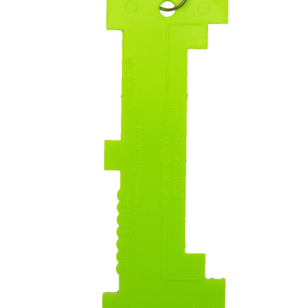 Scuba Diving Shellfish Measuring Gauge with Clip