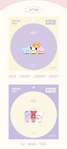 BTS x BT21 Minini Mouse Pad