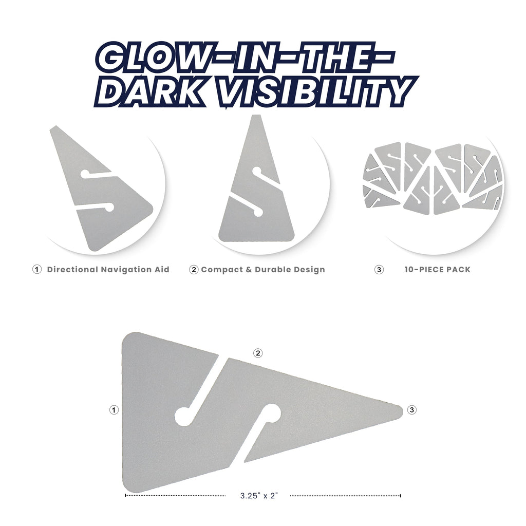 Scuba Choice Cave Diving Line Arrow Marker 10-Piece Pack