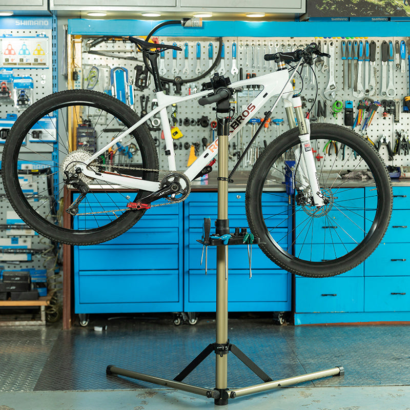 ROCKBROS Adjustable Aluminium Alloy Bike Repair Stand - 60 lb Capacity