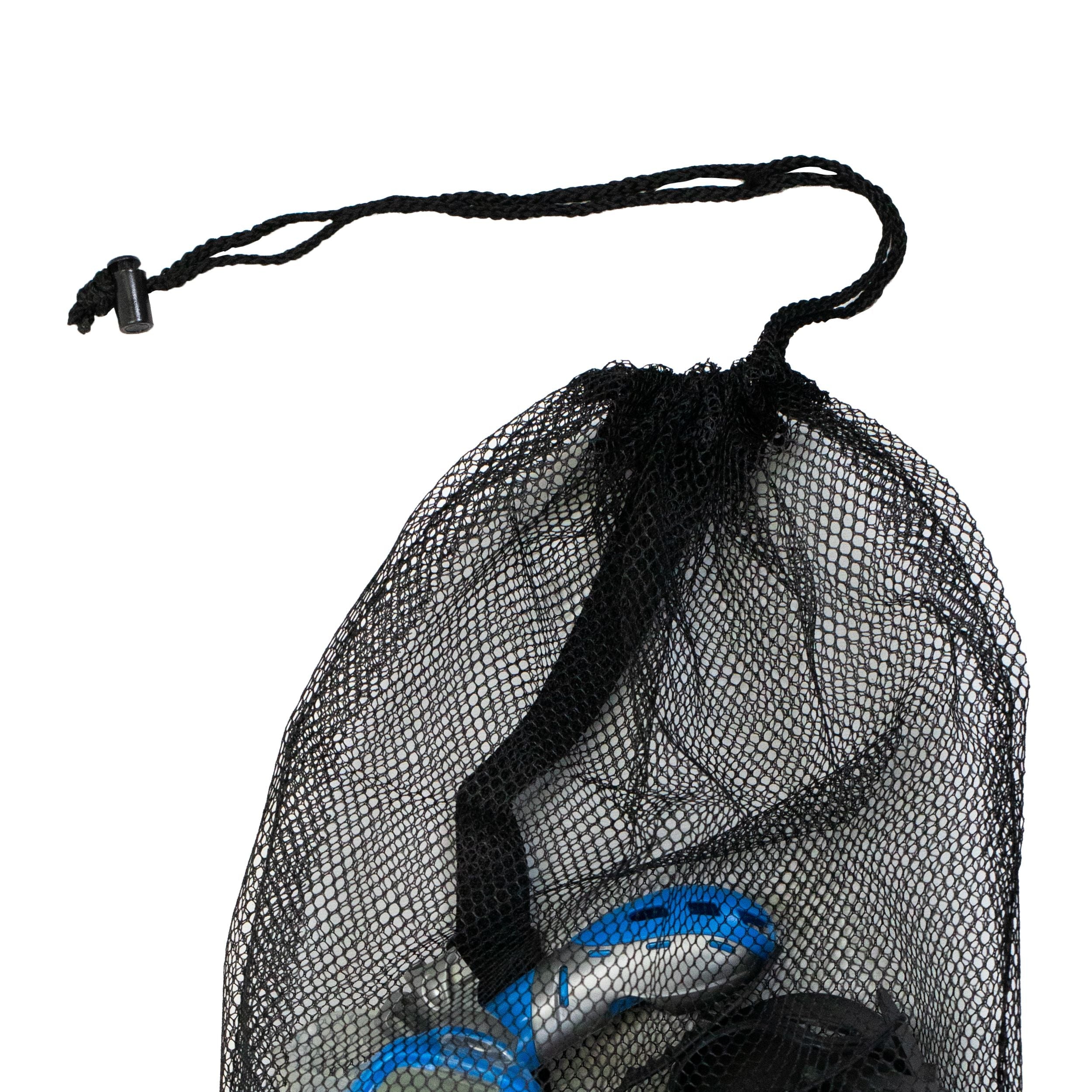 Scuba Diving Drawstring Mesh Bag with Shoulder Strap. 25" x 13"