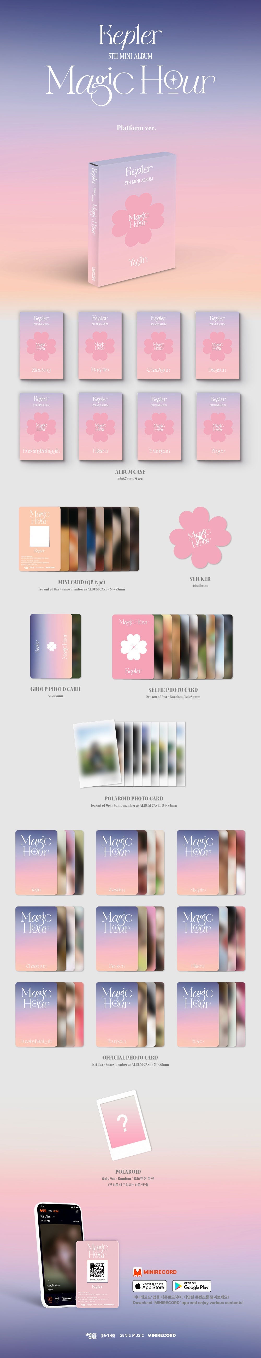Kep1er 5th Mini Album - Magic Hour (Platform Ver.)
