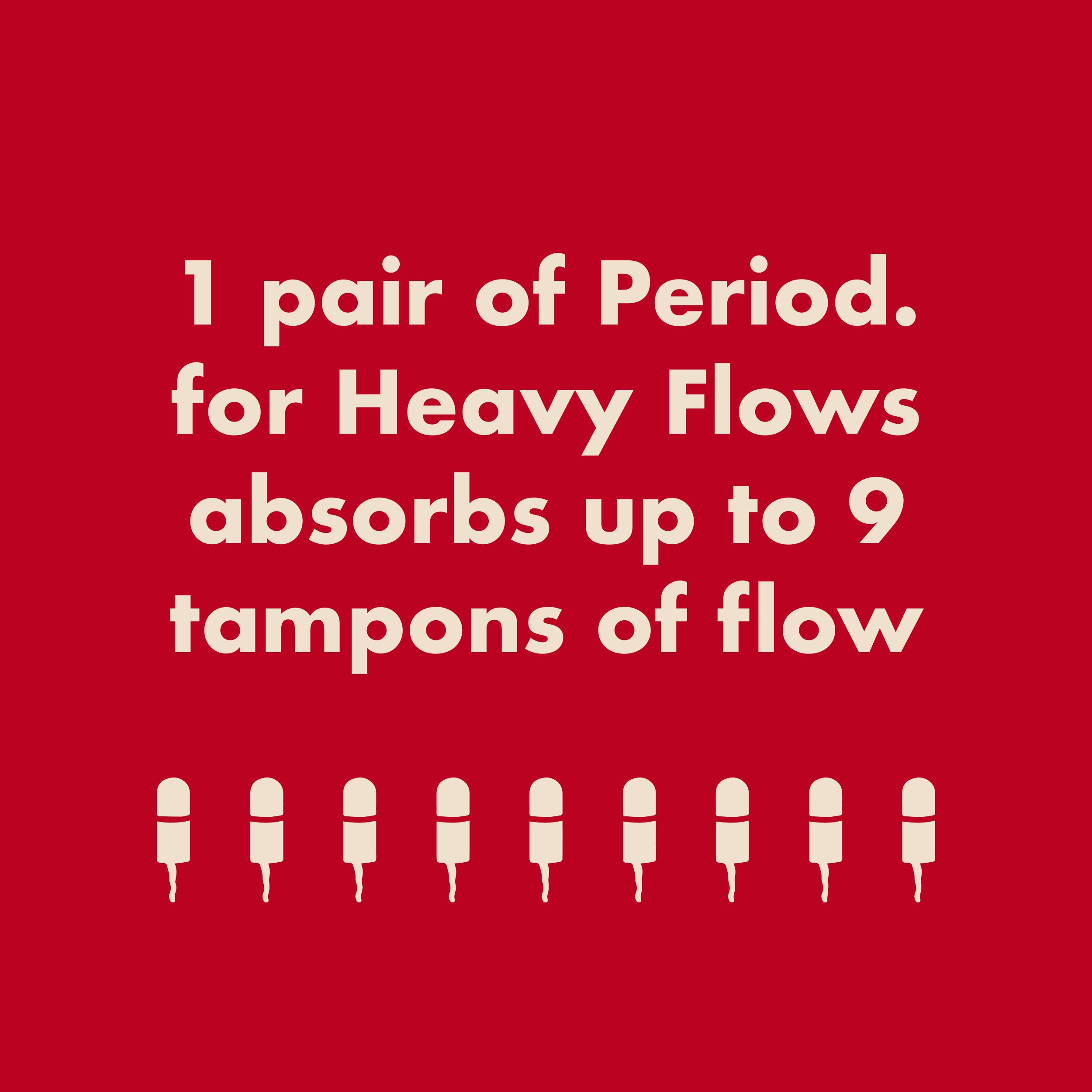 The Bikini Period. in Organic Cotton For Heavy Flows