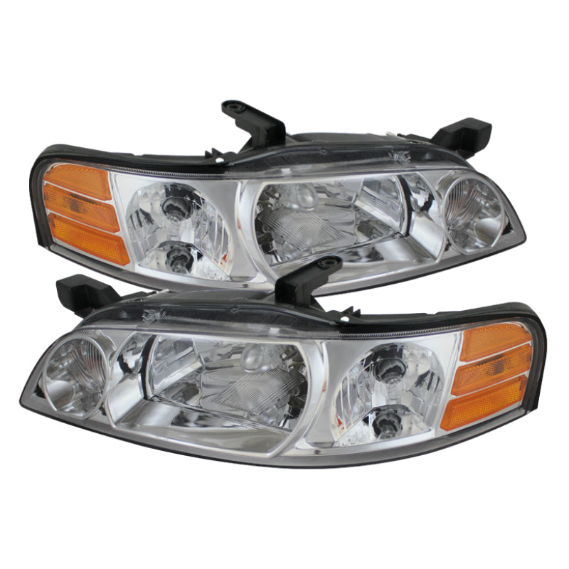 SPYDER Xtune Nissan Altima 00-01 Crystal Headlights Chrome HD-JH-NA00-AM-C 9023293