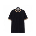 Burberry T-Shirt Without Collar 'Black & Beige'