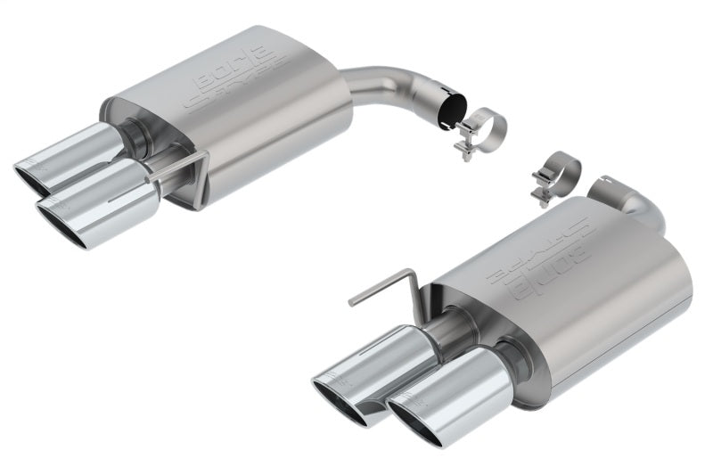 Borla 2018 Ford Mustang GT 5.0L AT/MT 2.5in S-Type Exhaust w/o Valves (Rear Section Only) 11953