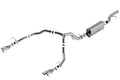 Borla 21-22 Chevrolet Tahoe 6.2L V8 2/4WD 4DR Brushed T-304 Stainless Steel Touring Cat-Back Exhaust 140858