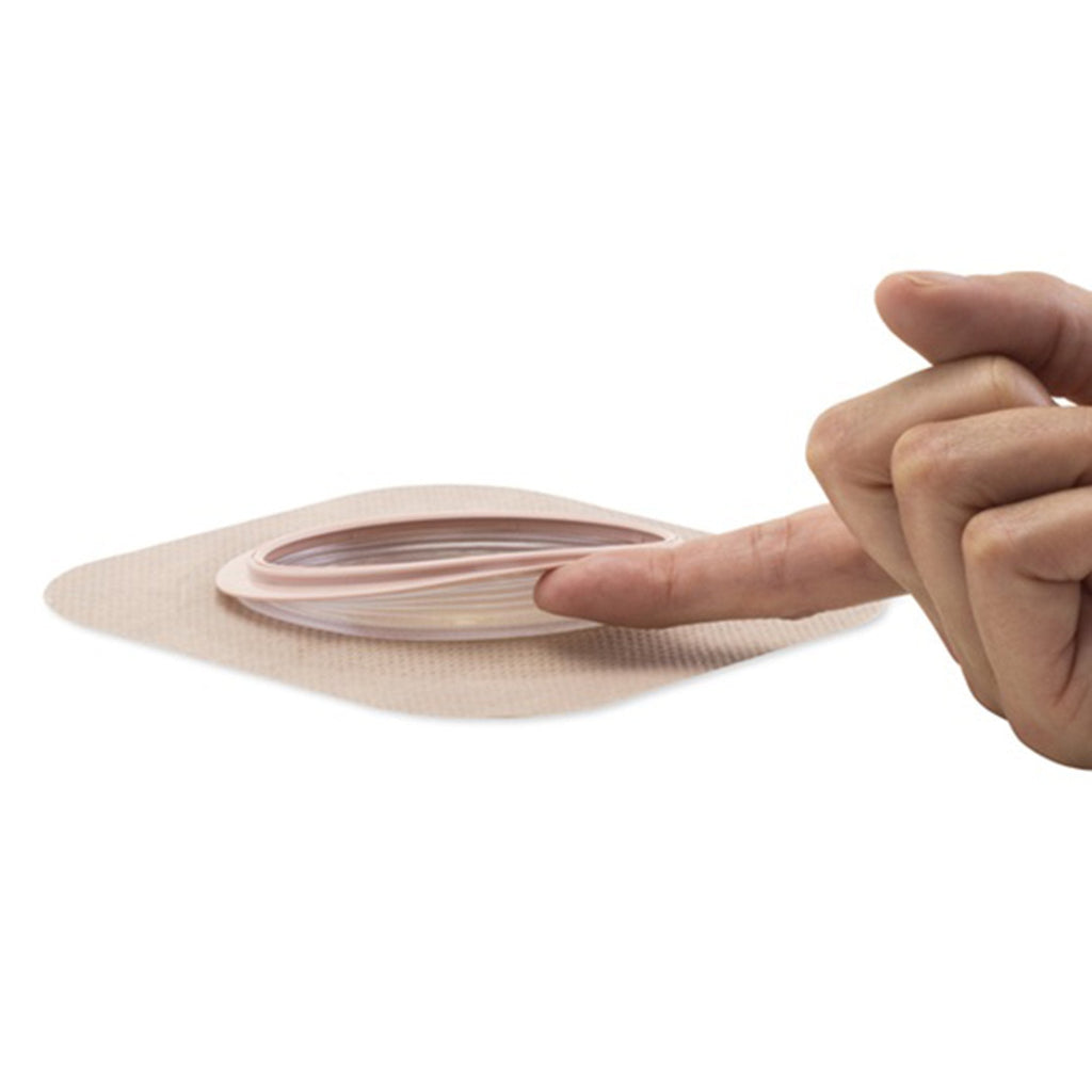 New Image™ CeraPlus™ Skin Barrier, 44mm Flange Pre-cut to Fit 25mm Stomas, Green 11904