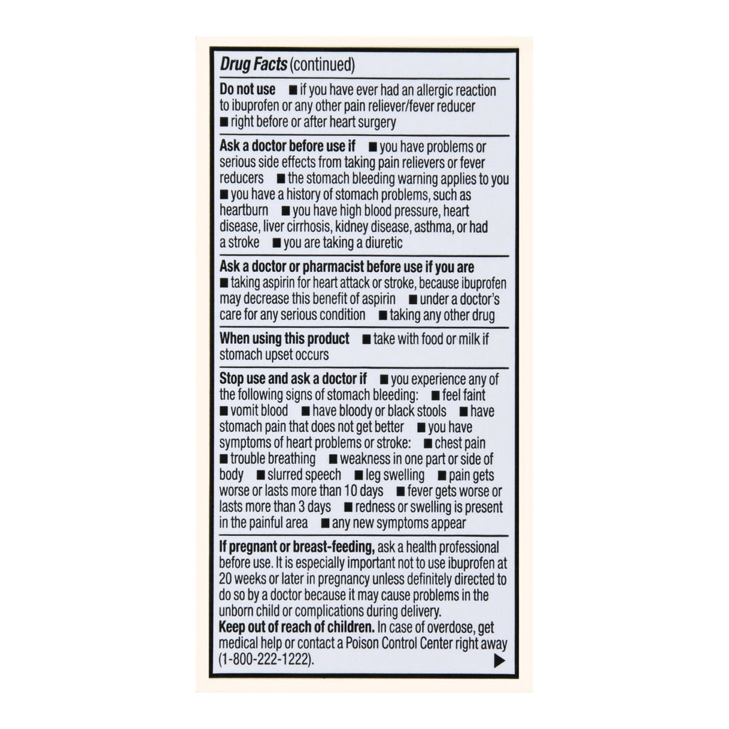 Foster & Thrive™ Ibuprofen 200 mg Coated Tablets 70677113201