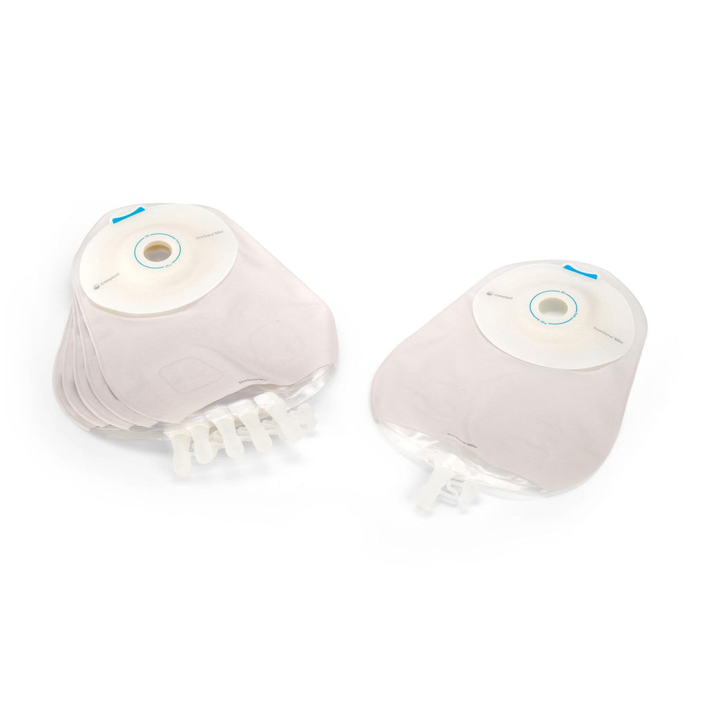 Urostomy Pouch SenSura® Mio One-Piece System Convex, Pre-Cut 1-1/8 Inch Stoma Drainable 13733