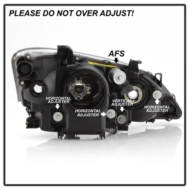 SPYDER xTune 10-12 Lexus ES350 Driver Side HID/AFS Headlight - OEM Left (PRO-JH-LES10-AFS-OE-L) 9943294