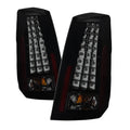 SPYDER Xtune Cadillac Cts 03-07 LED Tail Lights -Black Smoked ALT-JH-CACTS03-LED-BSM 9033841
