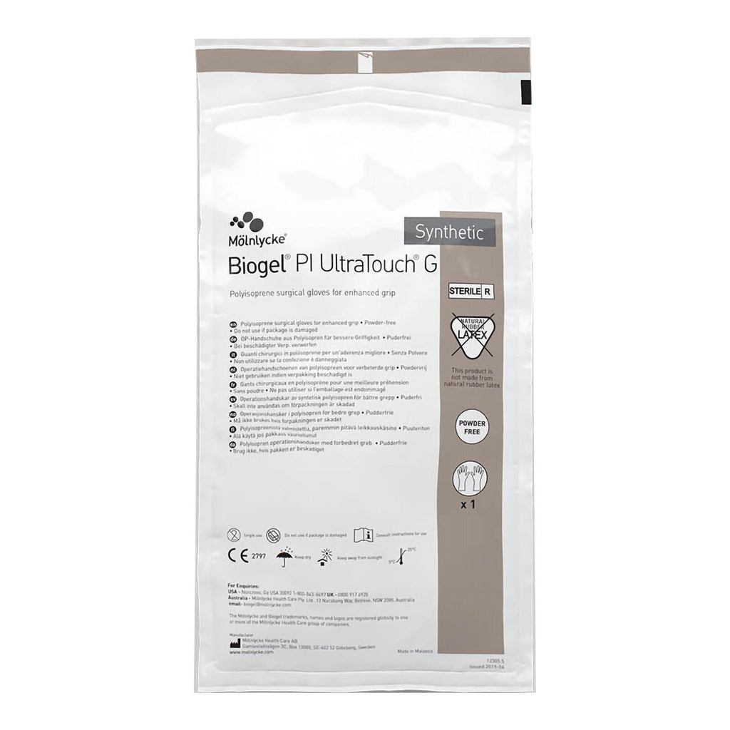 Biogel® PI UltraTouch™ G Polyisoprene Surgical Glove, Size 8, Straw 42180