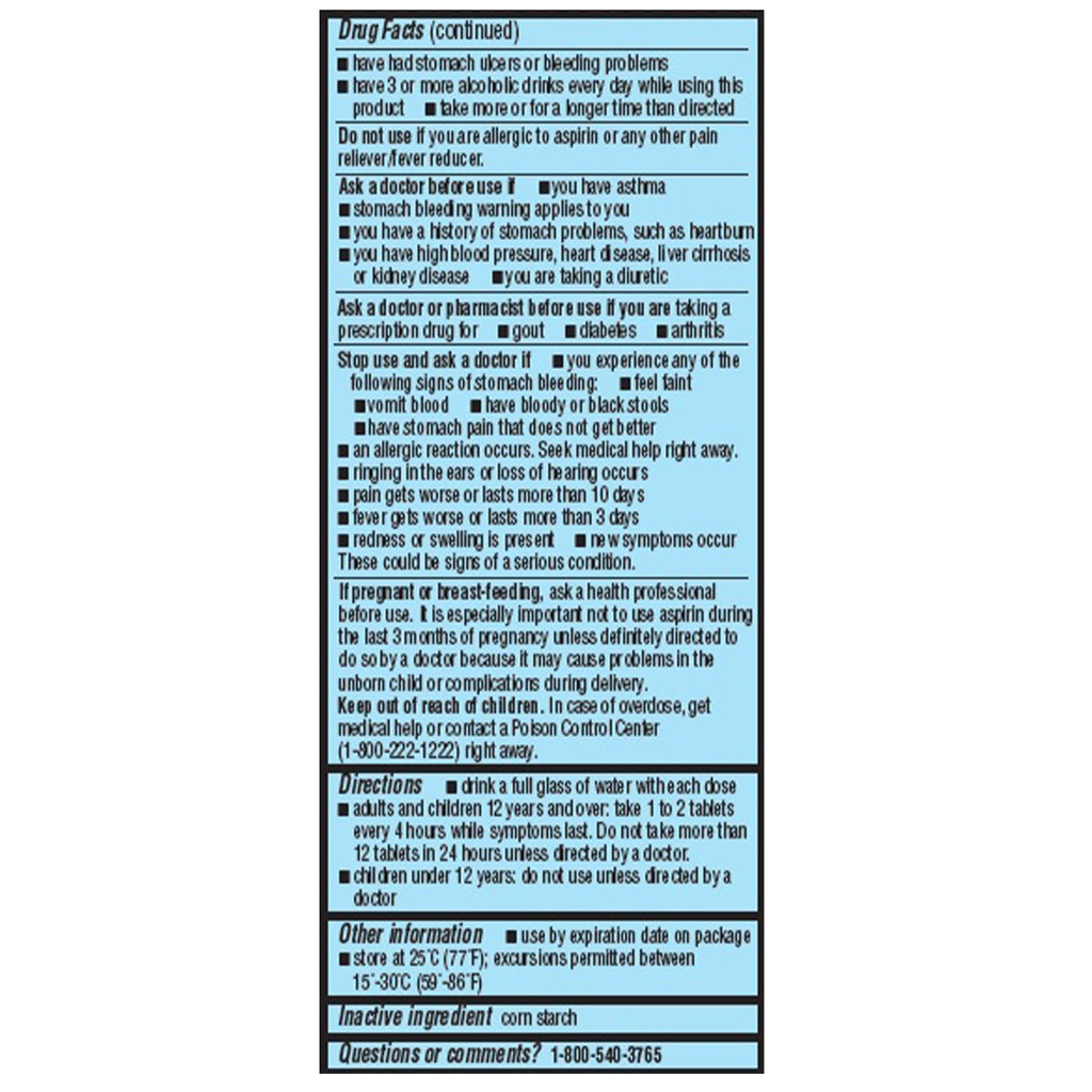 Geri-Care® 325-mg Aspirin 901-01-GCP