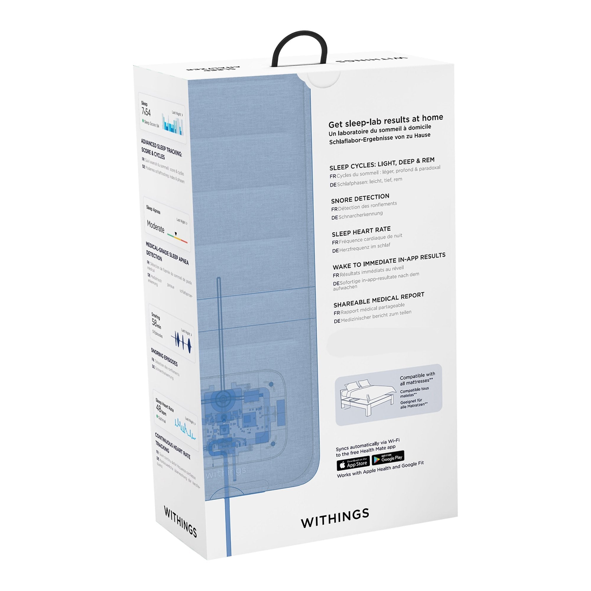 Withings Sleep Tracking Mat WSM02-ALL-US