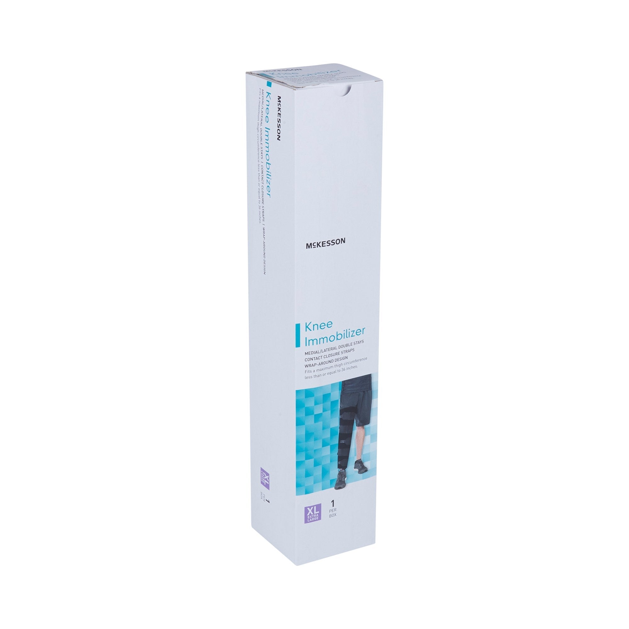 McKesson Knee Immobilizer, 22-Inch Length, Extra Large 155-79-96021