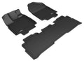 3D MAXpider 18-22 Honda Odyssey Kagu 1st & 2nd Row Floor Mats - Black L1HD11501509