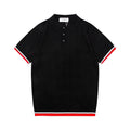 Thom Browne Black T-Shirt with Collar