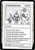 Scaled Destruction (CMB1-012) - Mystery Booster Playtest Cards 2021